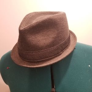 Heather grey fedora